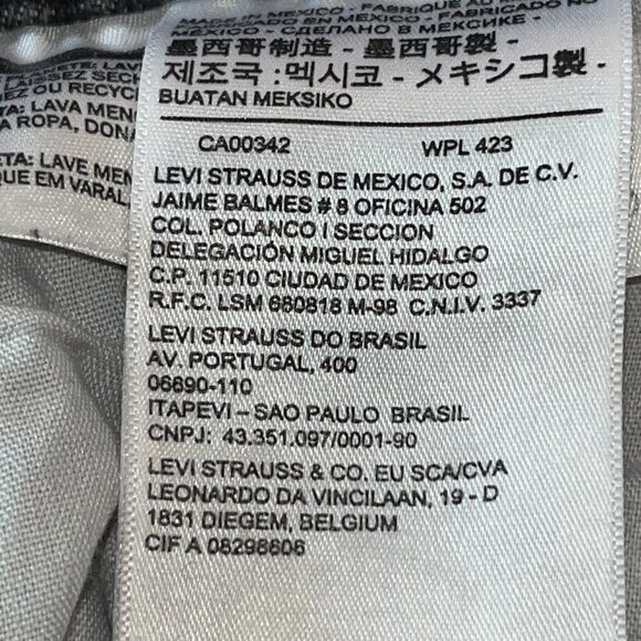 LEVI'S BIG E 501's Skinny - Faded Black Wash - Premium Denim - W26 L 28 - Picture 13 of 16